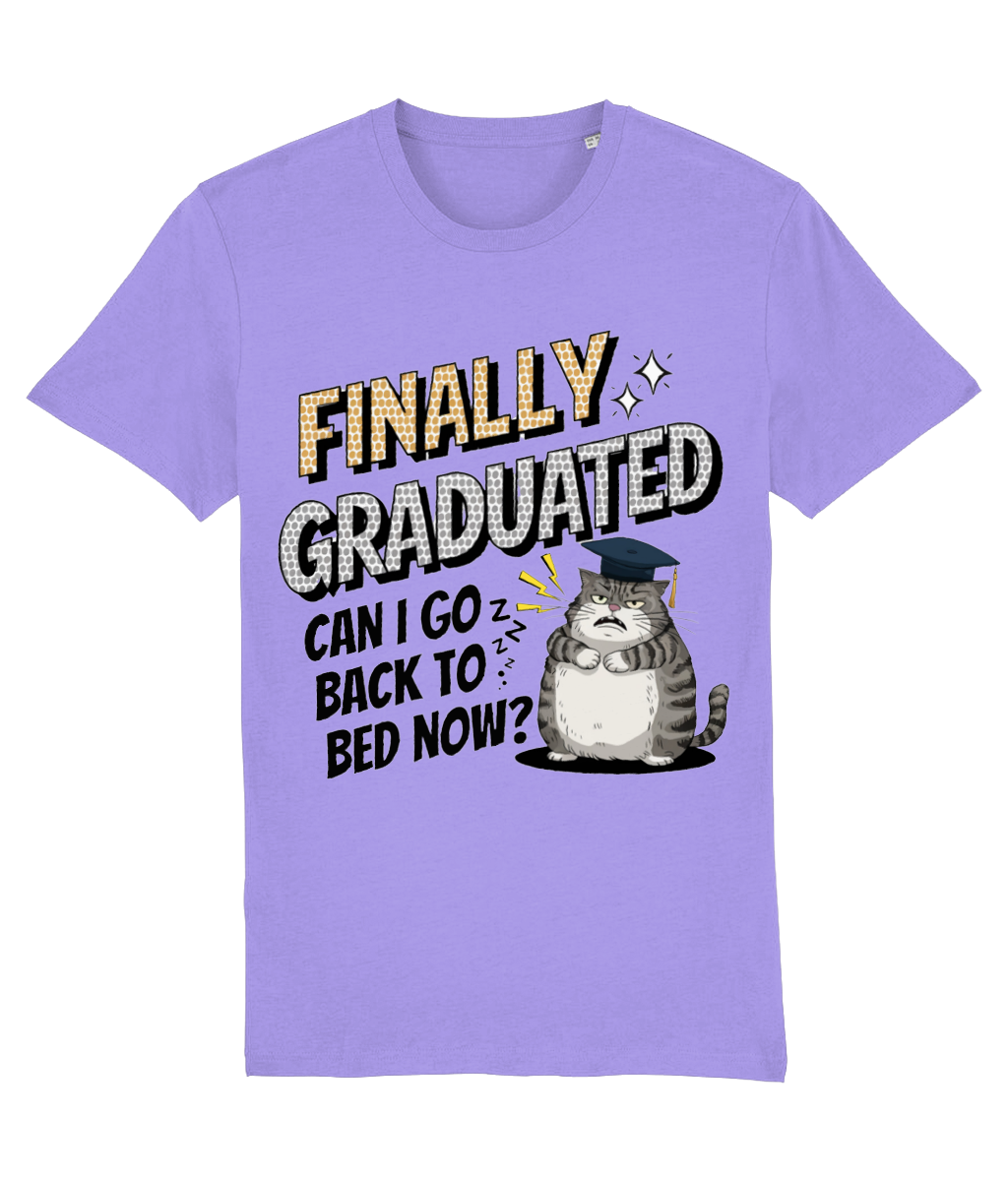Tricou „Finally graduated! Can I go back to bed now?” - imagine 5