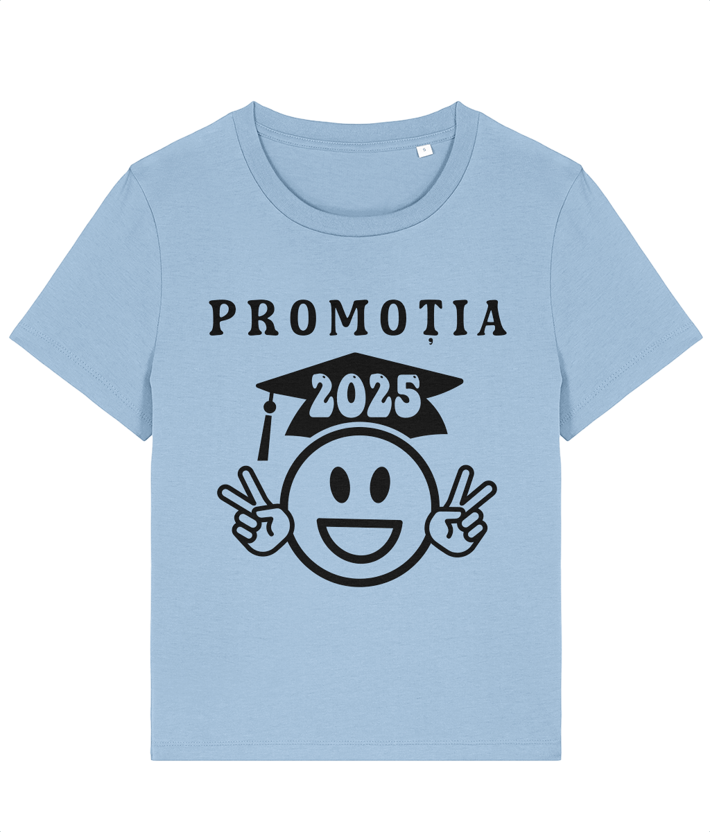 Tricou damă „Promoția 2025 Smiley” - imagine 2