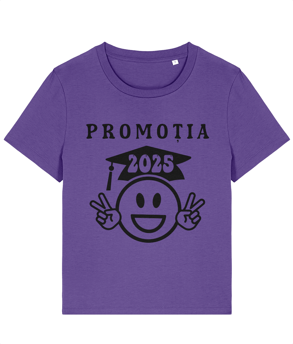 Tricou damă „Promoția 2025 Smiley” - imagine 5