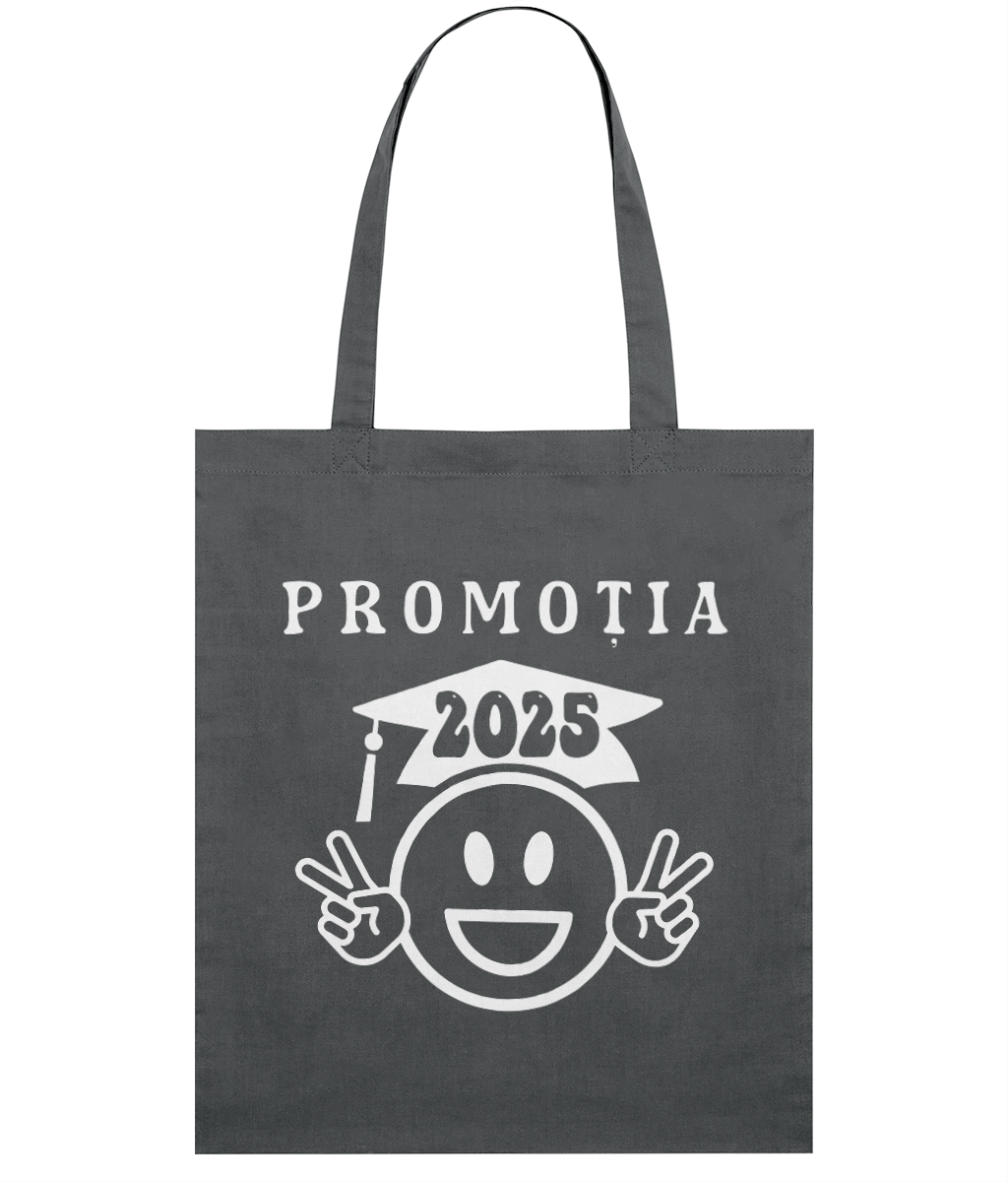 Sacoșa din bumbac „Promoția 2025 Smiley” - imagine 7