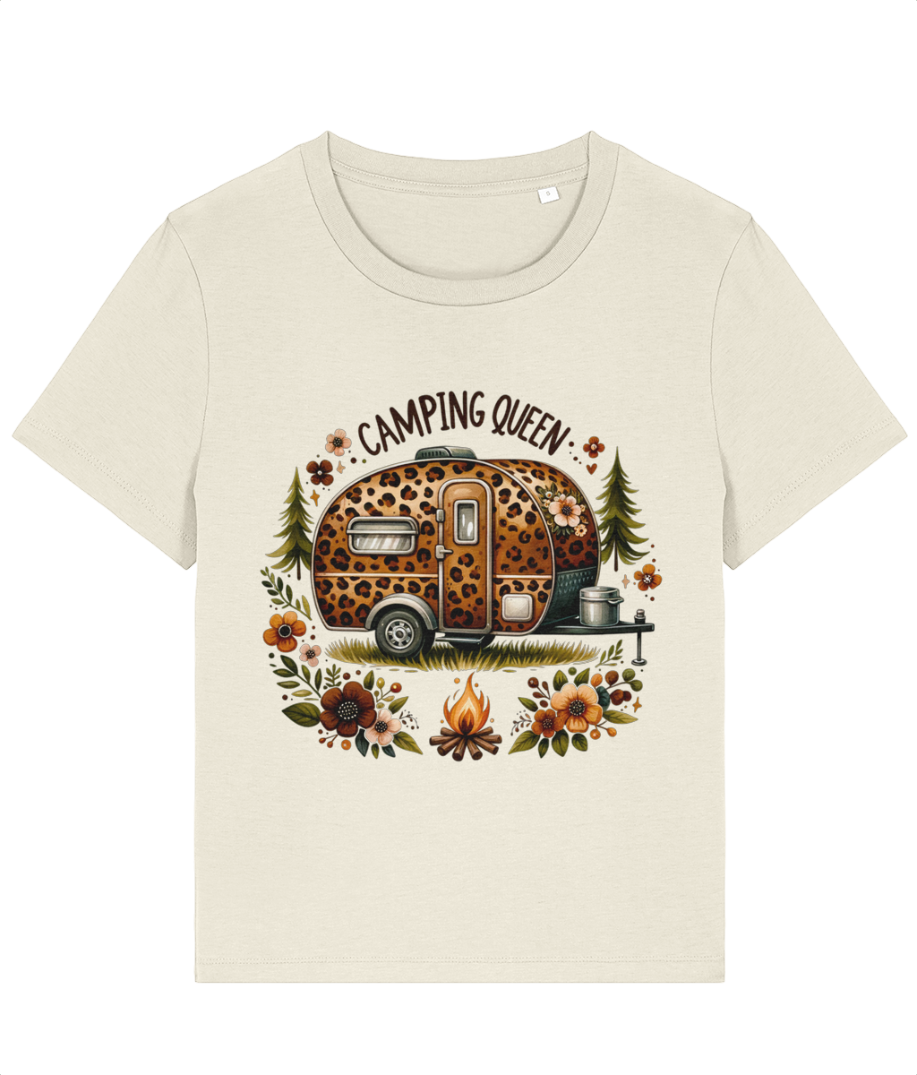 Tricou damă „Camping Queen” - imagine 4