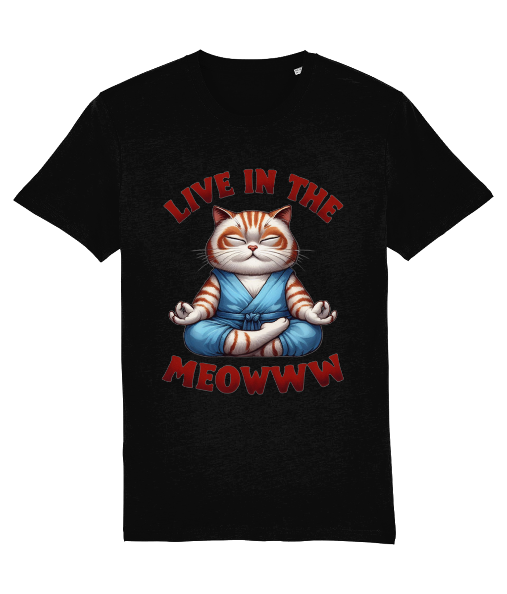 Tricou unisex „Live in the meowww” - imagine 11