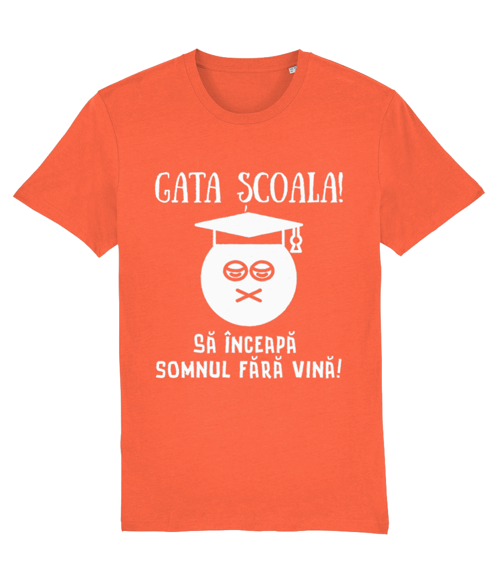 Tricou unisex pentru absolvenți „Gata școala!” - imagine 7