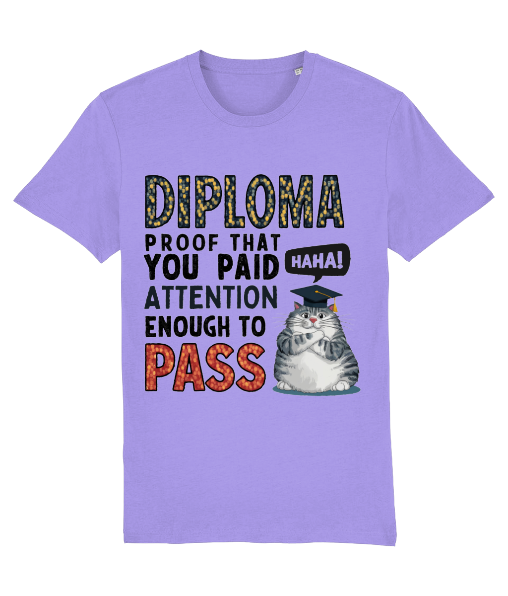 Tricou „Diploma: proof that you paid attention enough to pass” - imagine 5