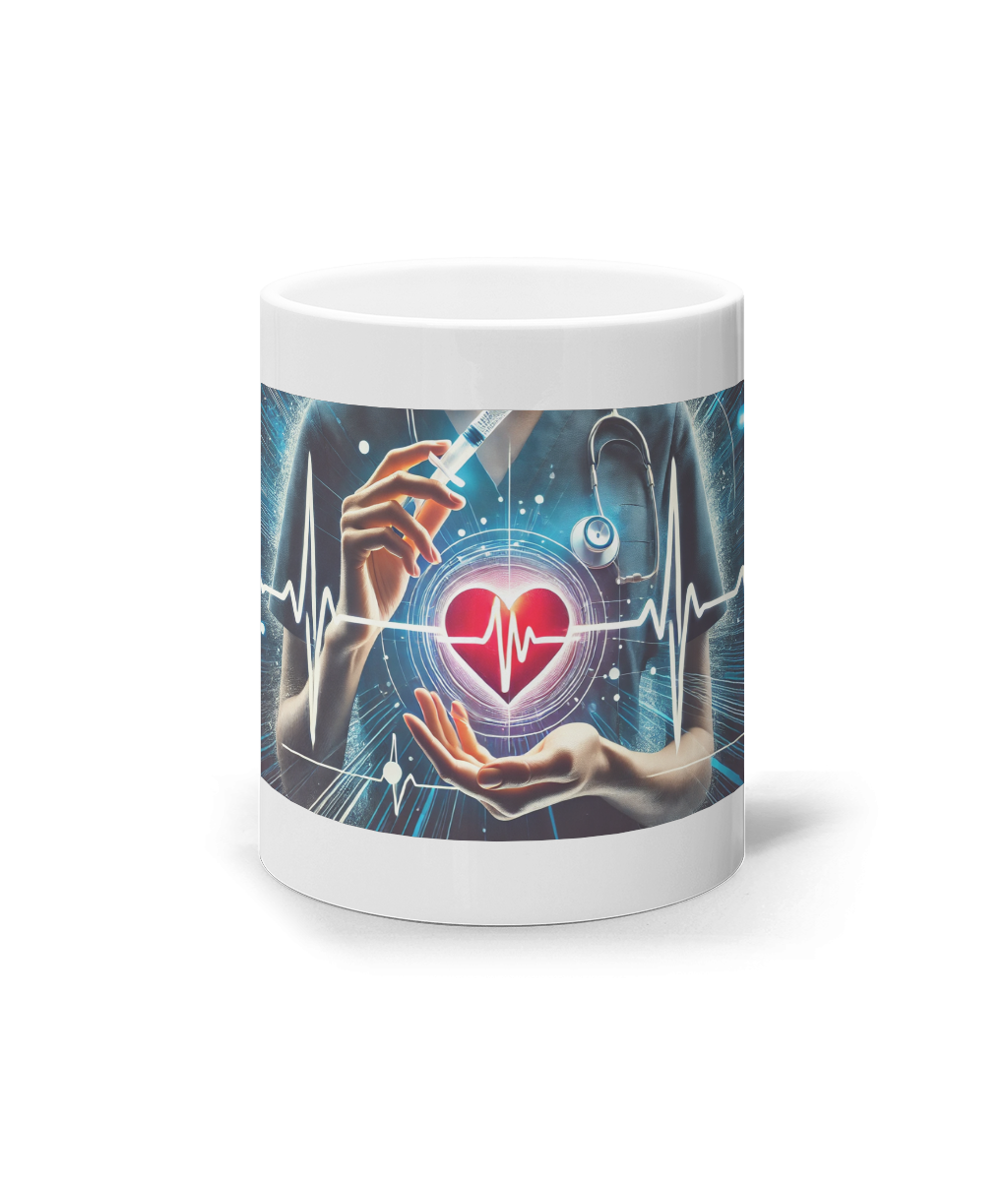 Cana personalizata din ceramica pentru asistente medicale si doctori medici cadou ziua mondiala a sanatatii