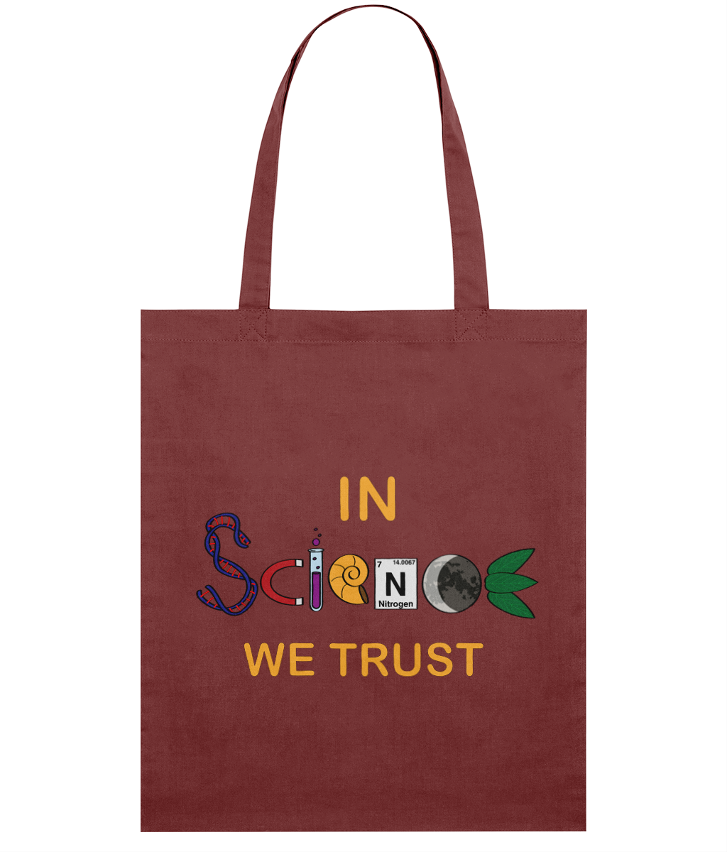 Sacoșă din bumbac „In science we trust” - imagine 6