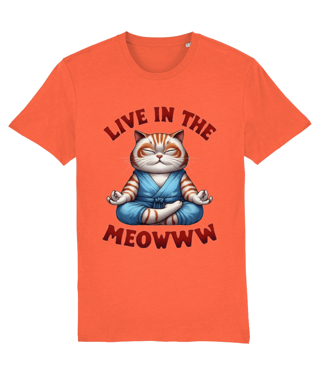 Tricou unisex „Live in the meowww” - imagine 8