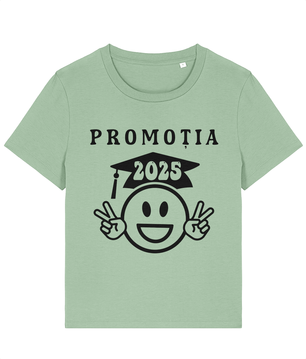 Tricou damă „Promoția 2025 Smiley” - imagine 3