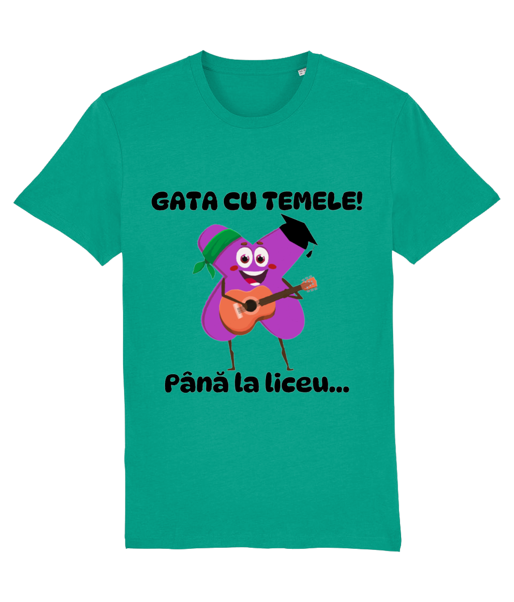 Tricou unisex „Gata cu temele! Până la liceu...” - imagine 6