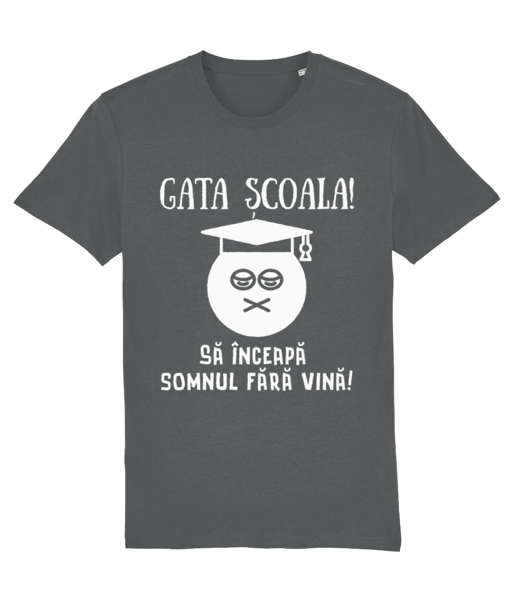 Tricou unisex pentru absolvenți „Gata școala!” - imagine 11