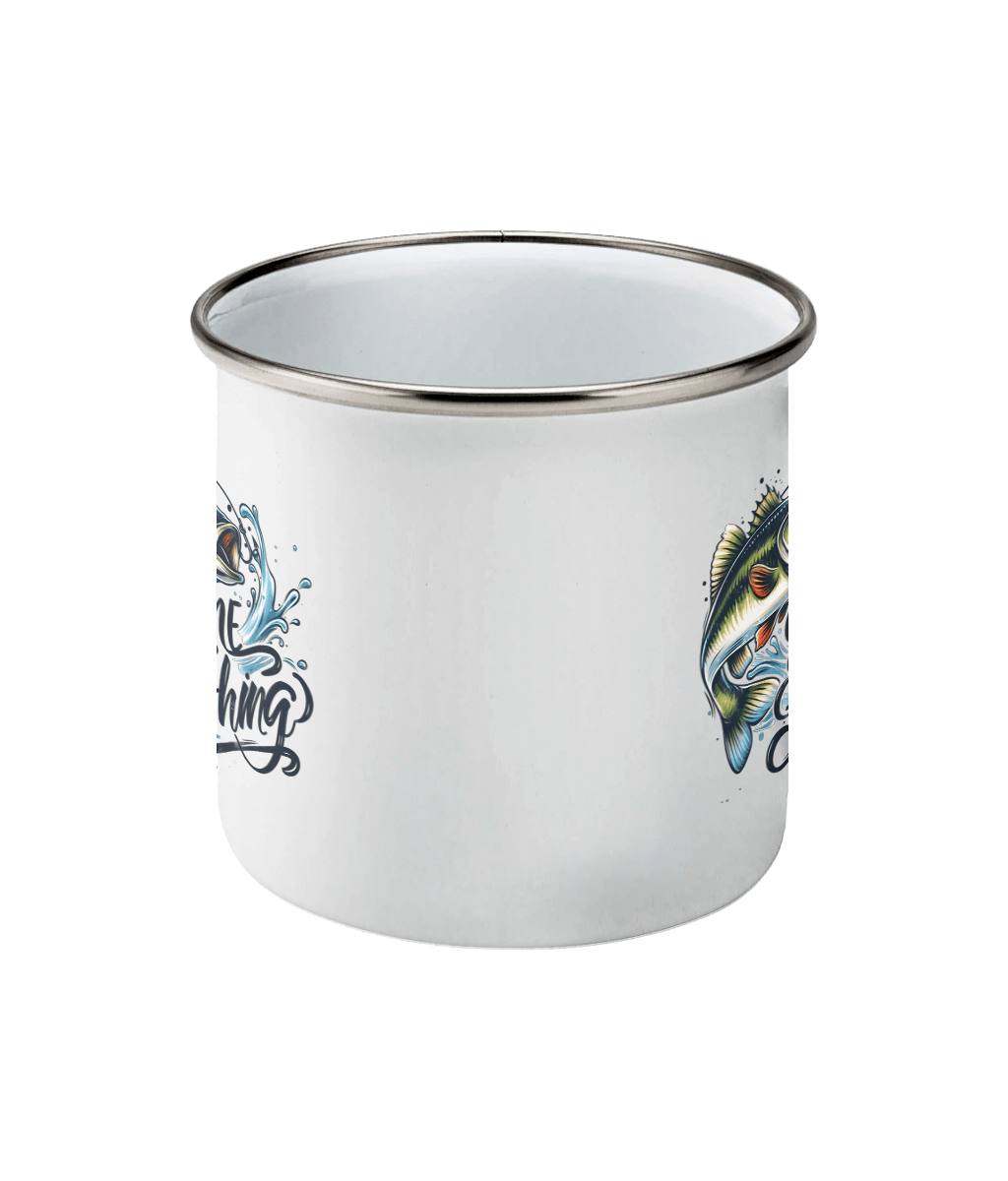 Cana emailata pentru camping in natura pescuit pescari amatori profesionisti cadou personalizat amuzant Gone fishing