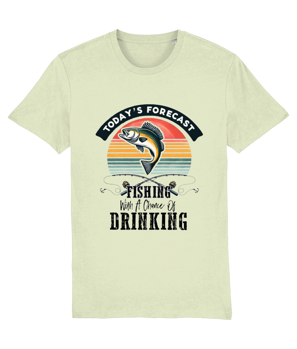 Tricou „Today's forecast: Fishing with a chance of drinking” - imagine 2