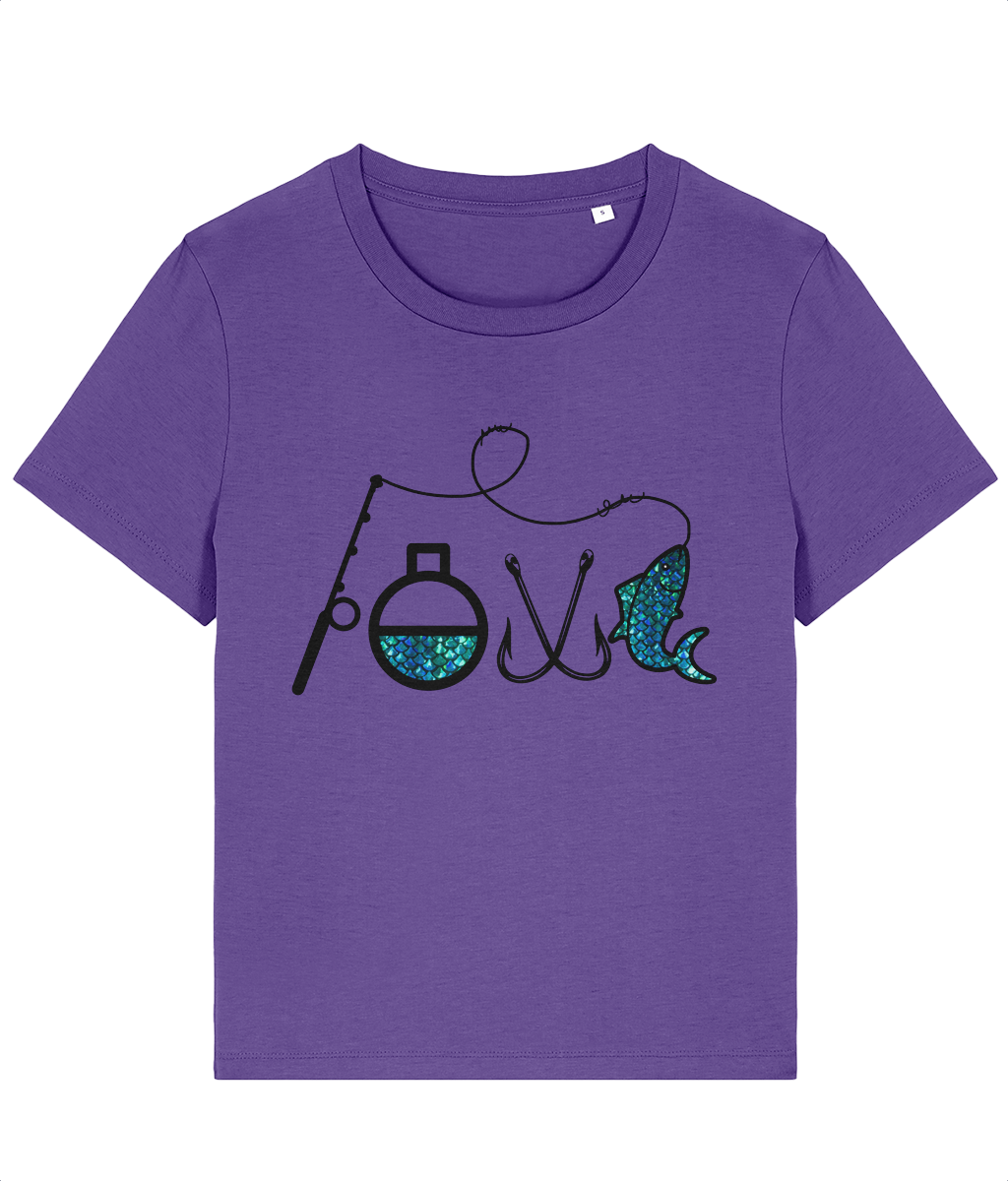 Tricou damă „I love fishing” - imagine 4