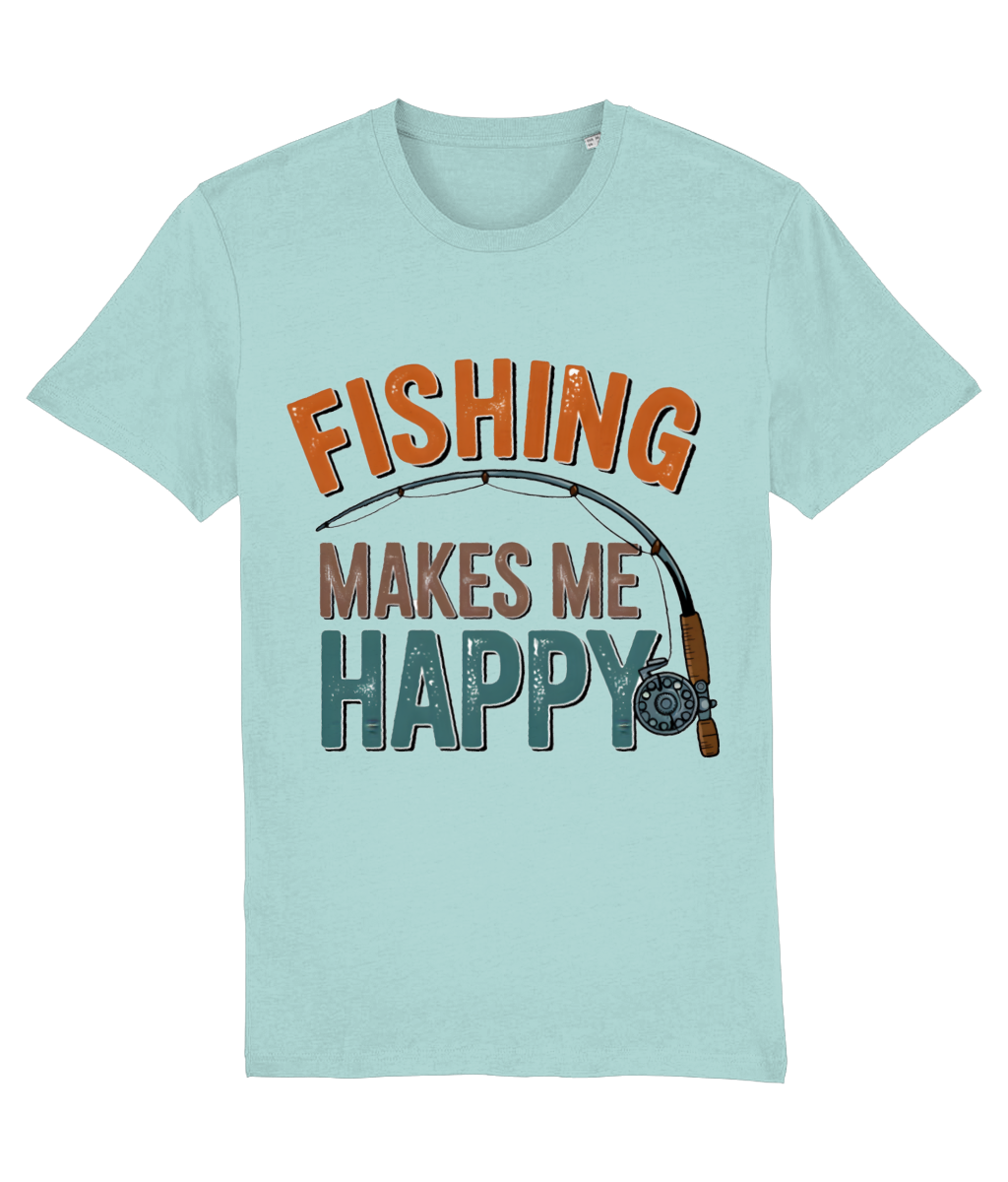 Tricou „Fishing makes me happy” - imagine 6
