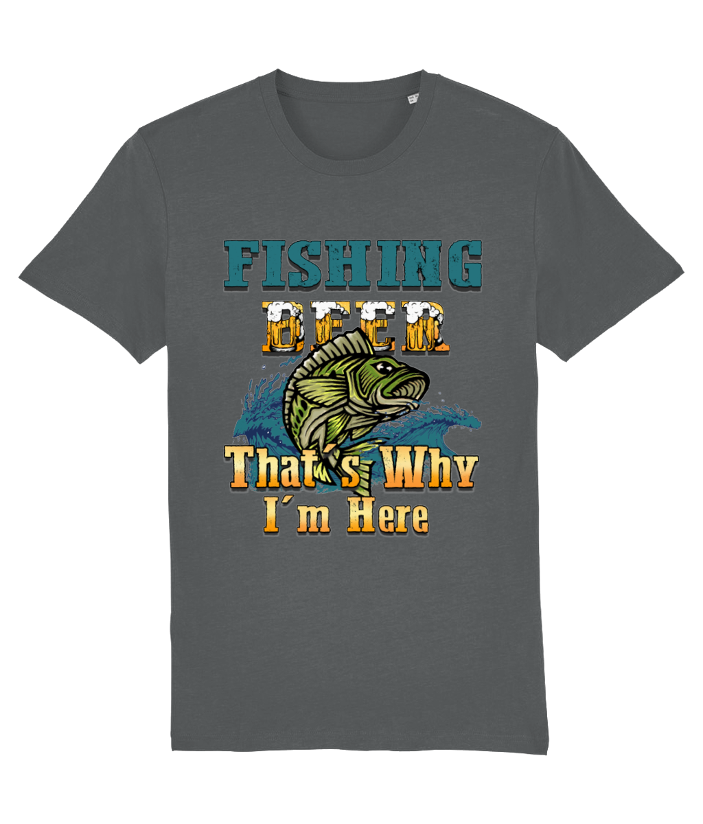 Tricou „Fishing, beer. That's why I am here” - imagine 10