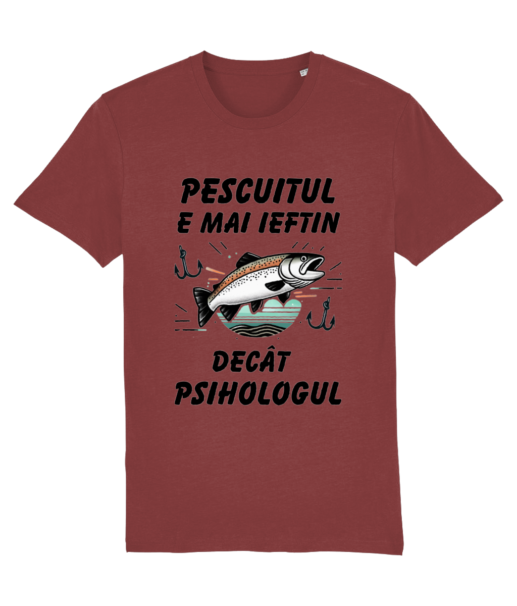 Tricou „Pescuitul e mai ieftin decât psihologul” - imagine 8