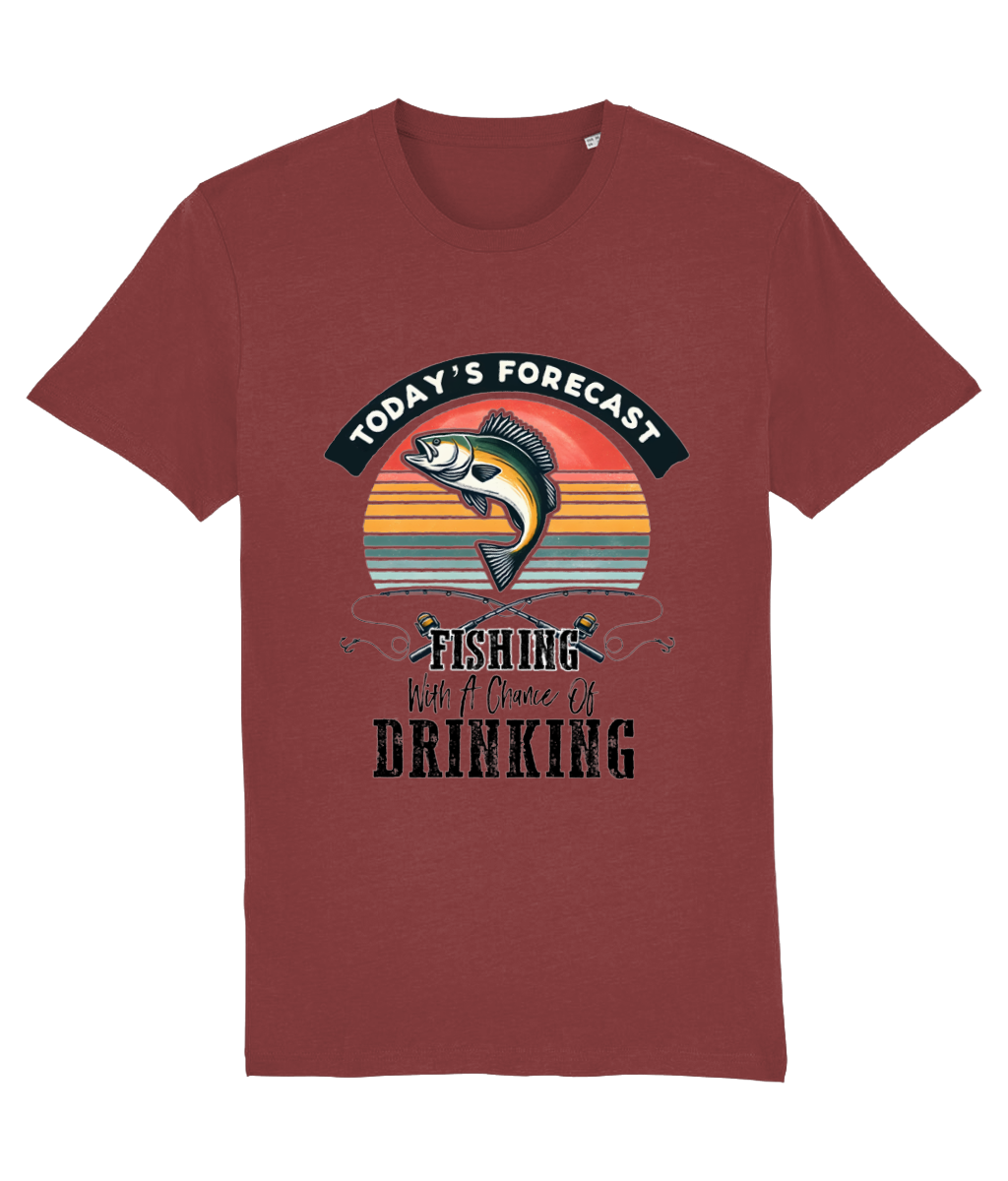 Tricou „Today's forecast: Fishing with a chance of drinking” - imagine 9