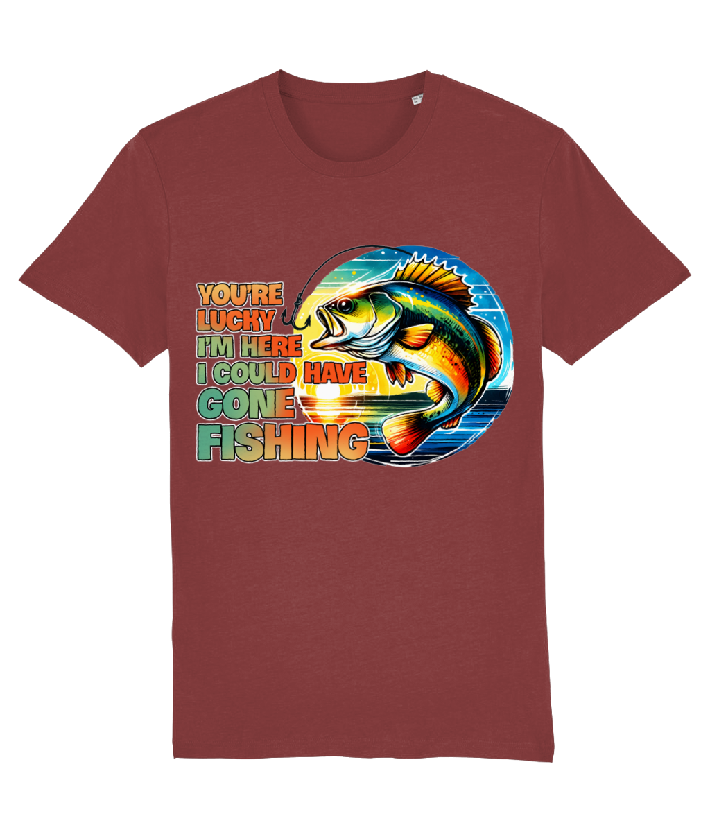 Tricou „You are lucky I am here, I could have gone fishing” - imagine 7