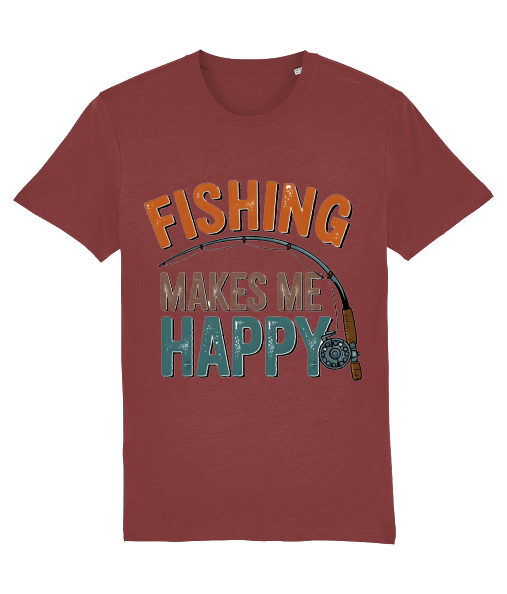 Tricou „Fishing makes me happy” - imagine 7
