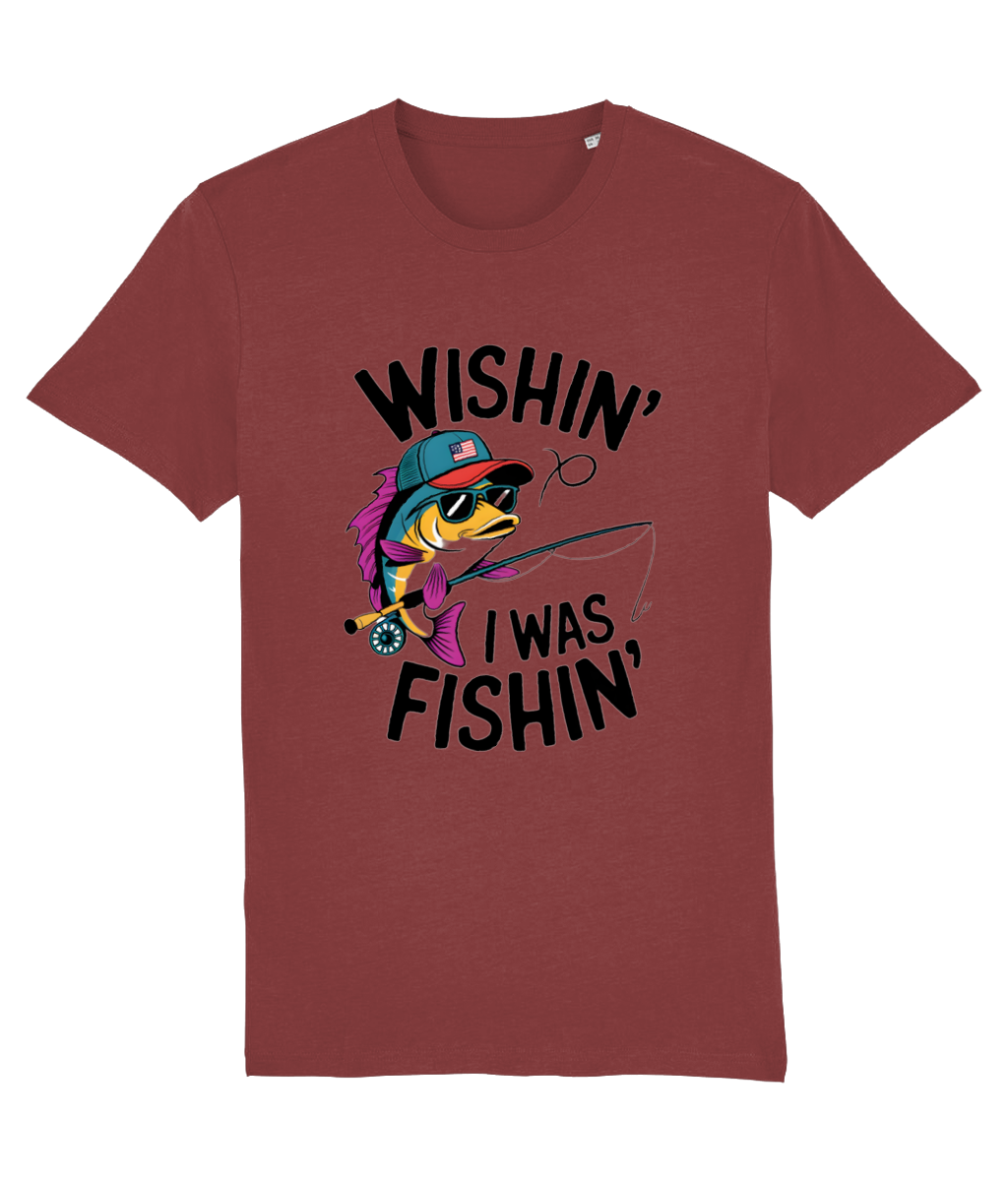 Tricou „Wishin' I was fishin'” - imagine 8
