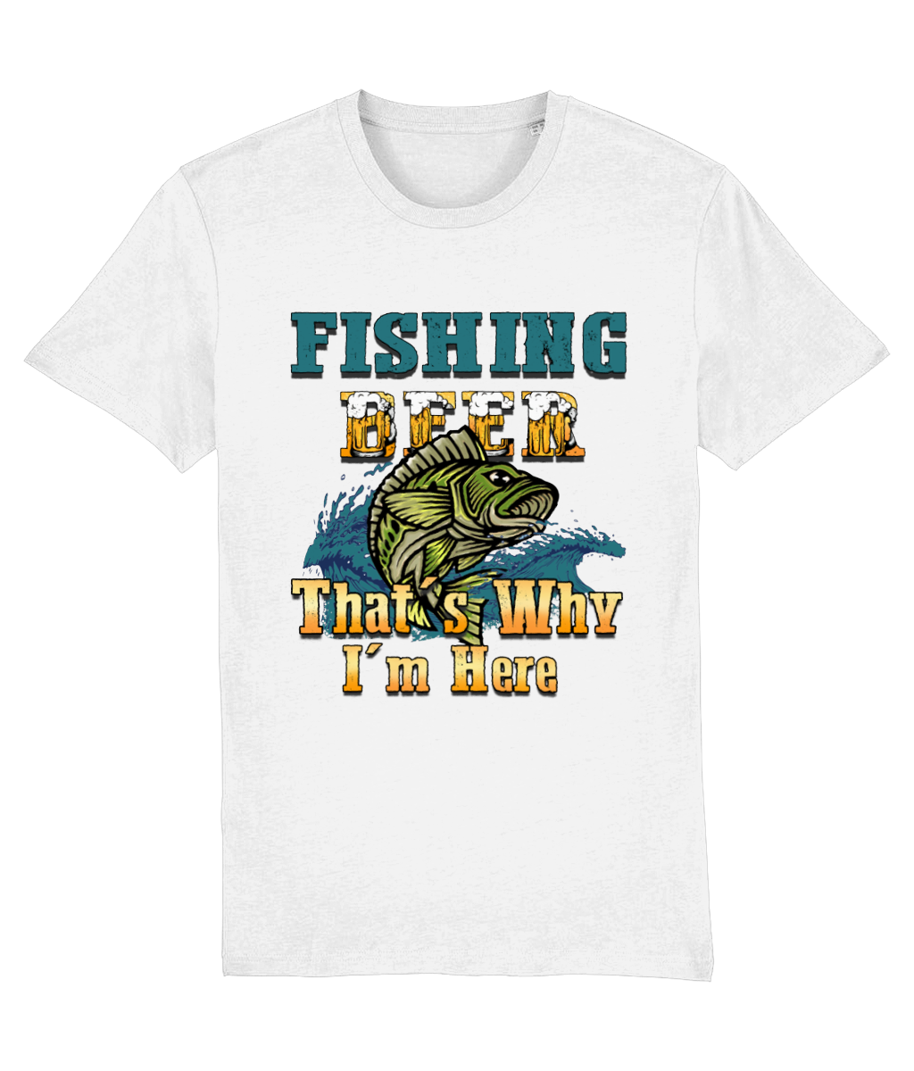 Tricou „Fishing, beer. That's why I am here” - imagine 2