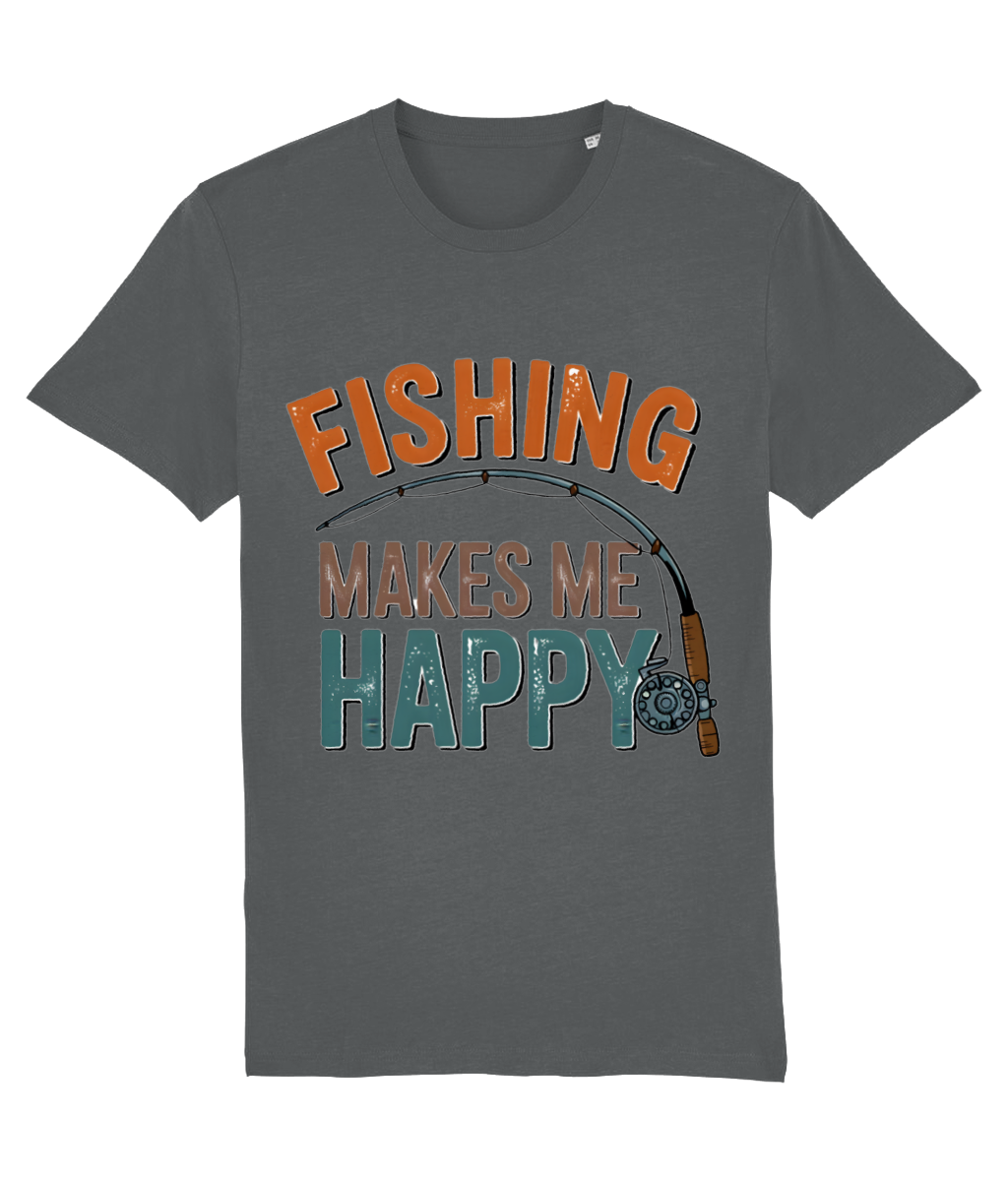Tricou „Fishing makes me happy” - imagine 10