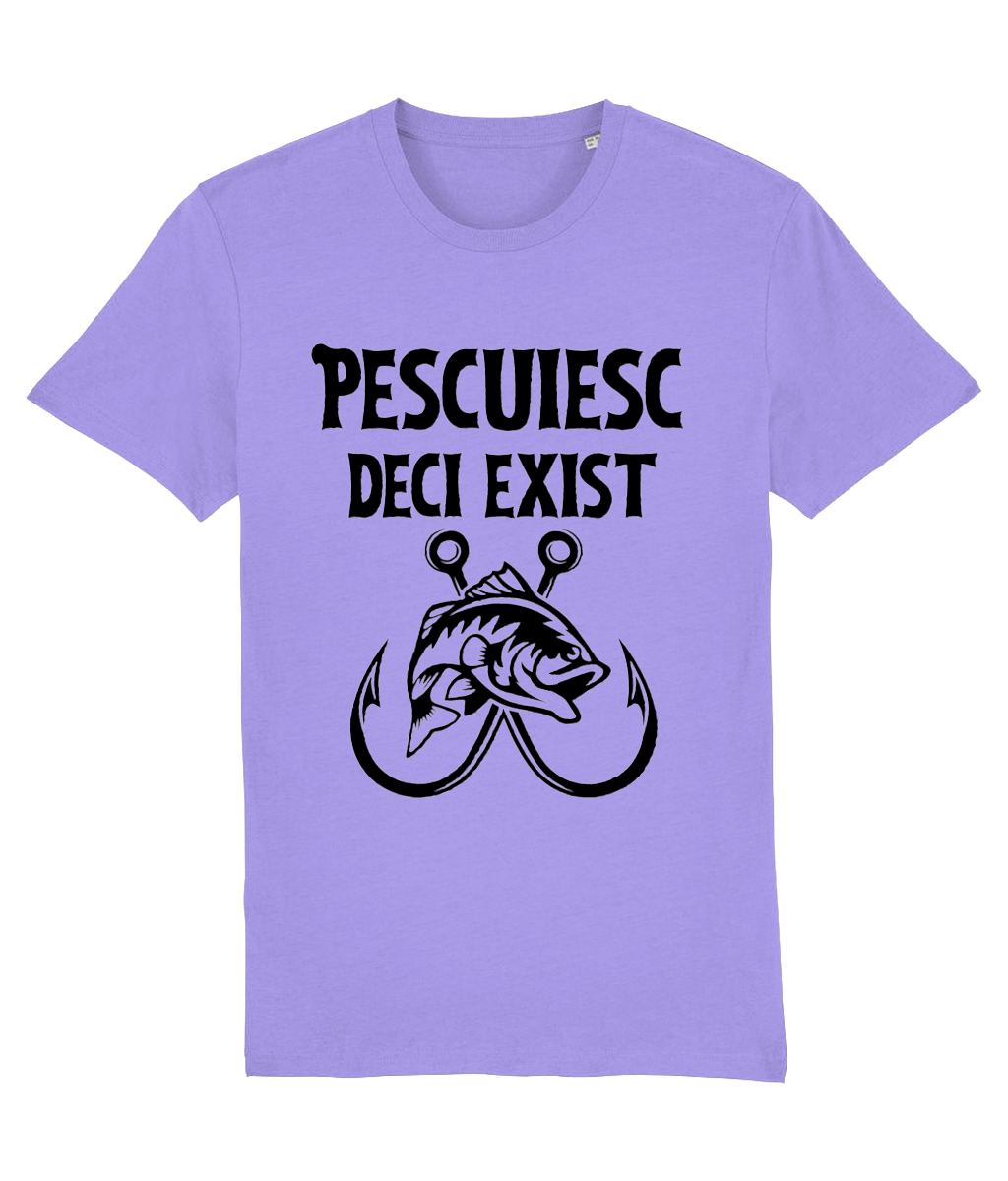 Tricou personalizat cadou pentru iubitorii de peste si pescuit pescari profesionisti si amatori pasionati Pescuitesc deci exist
