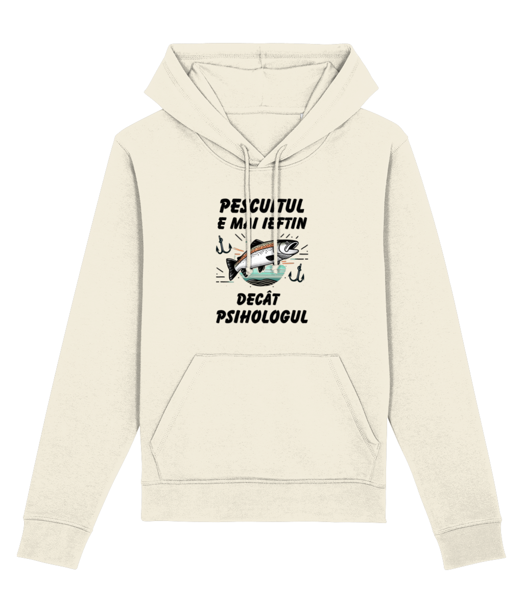 Hanorac „Pescuitul e mai ieftin decât psihologul” - imagine 4