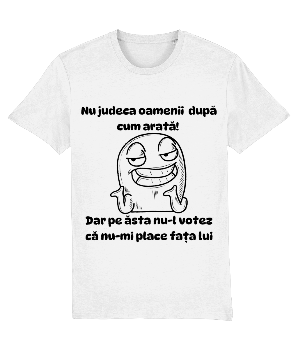 Tricou amuzant votare prezidentiale 2025 George Simion vs Dan Nicusor pentru iubitorii de ironie si sarcasm