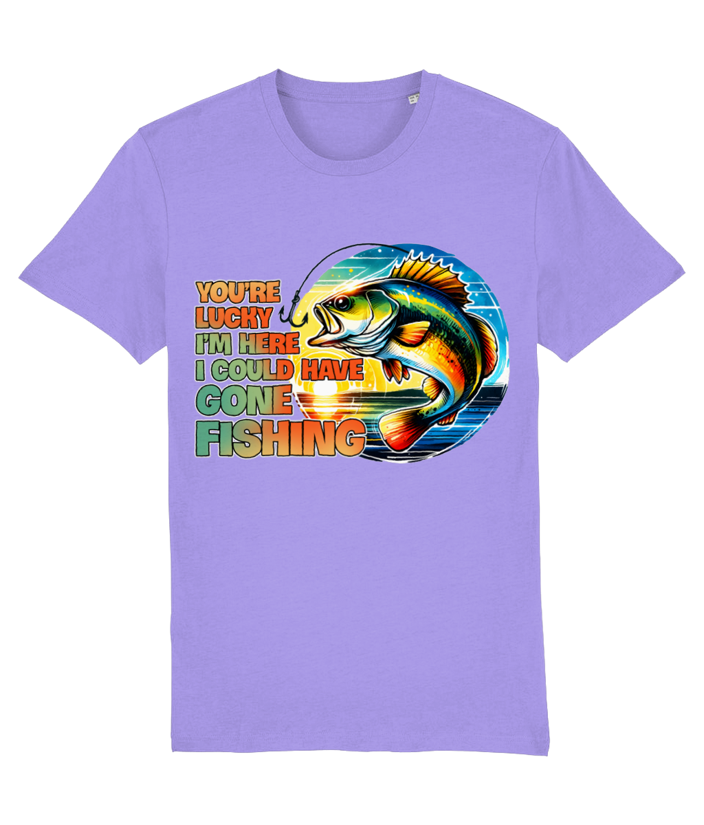 Tricou „You are lucky I am here, I could have gone fishing” - imagine 5