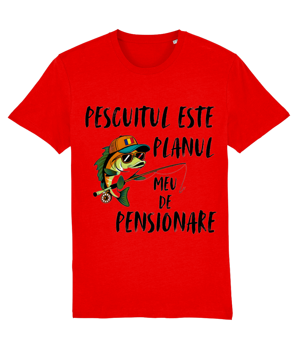 Tricou unisex „Pescuitul este planul meu de pensionare” - imagine 3