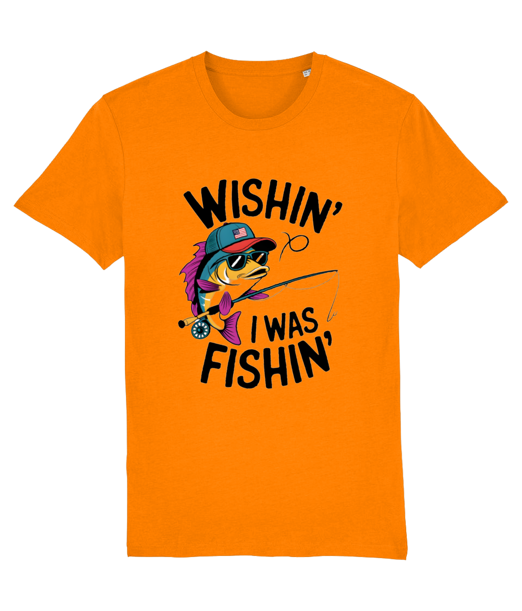 Tricou „Wishin' I was fishin'” - imagine 9