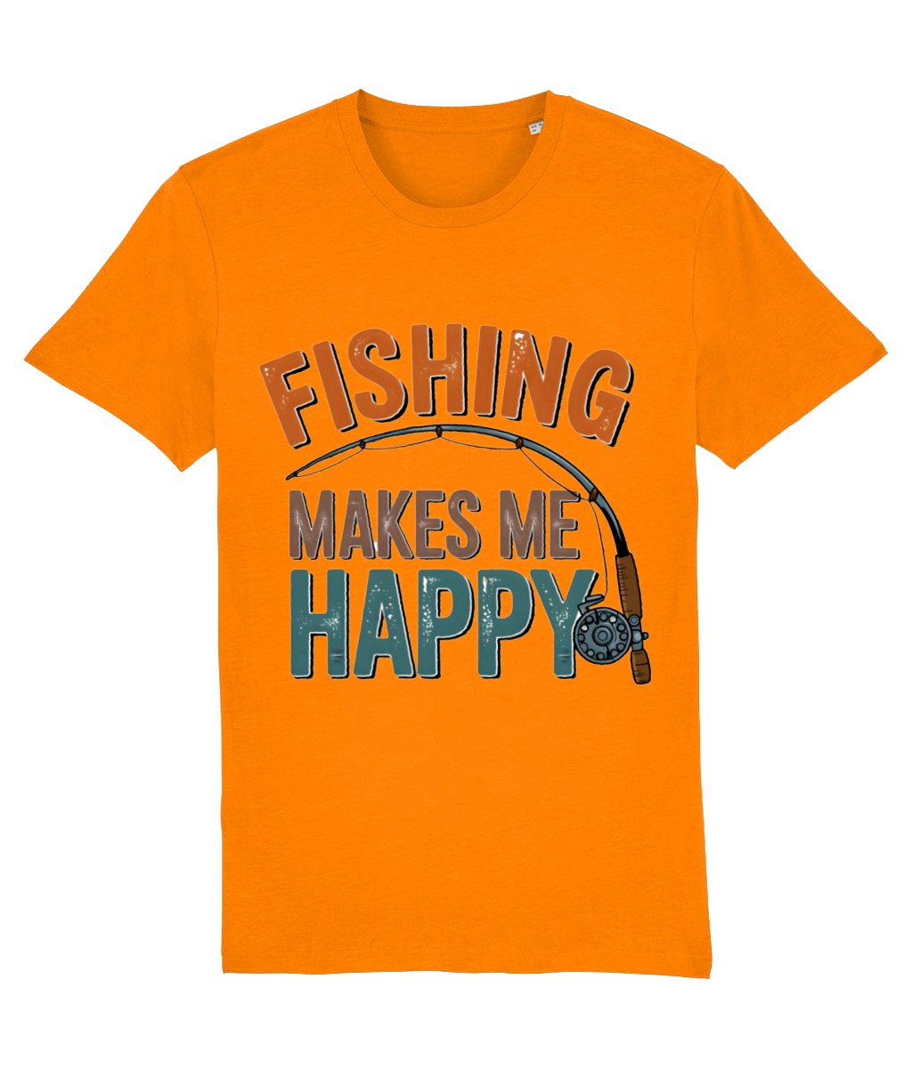 Tricou „Fishing makes me happy” - imagine 8