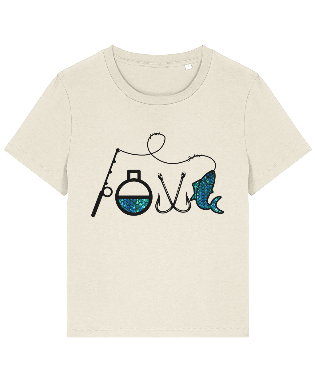 Tricou damă „I love fishing” - imagine 5