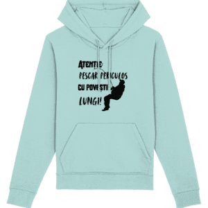 Hanorac „Atenție pescar periculos cu povești lungi”