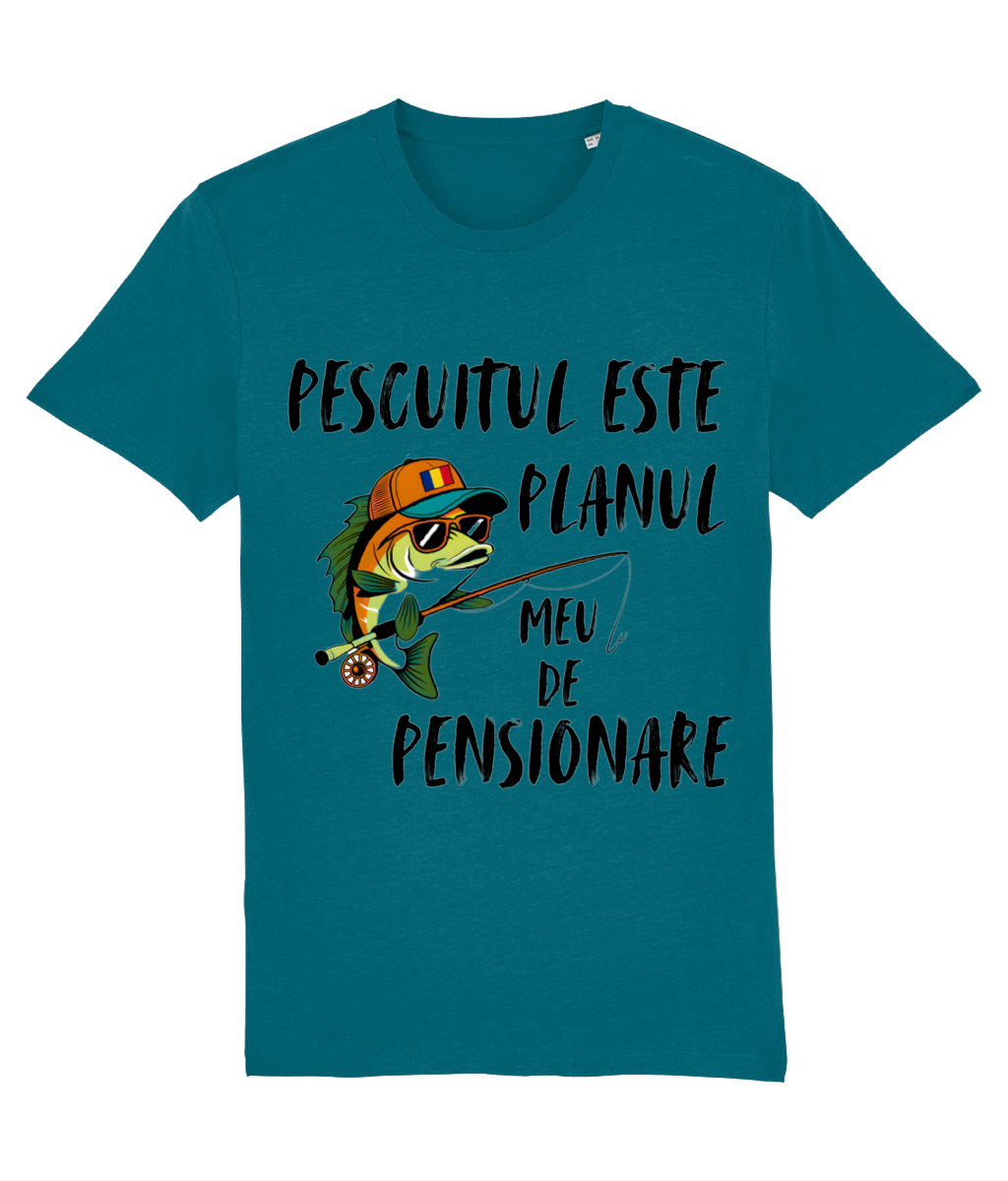 Tricou unisex „Pescuitul este planul meu de pensionare” - imagine 4