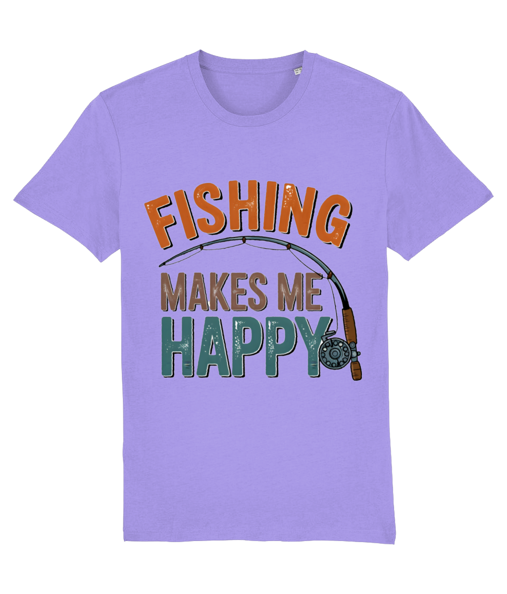 Tricou „Fishing makes me happy” - imagine 5