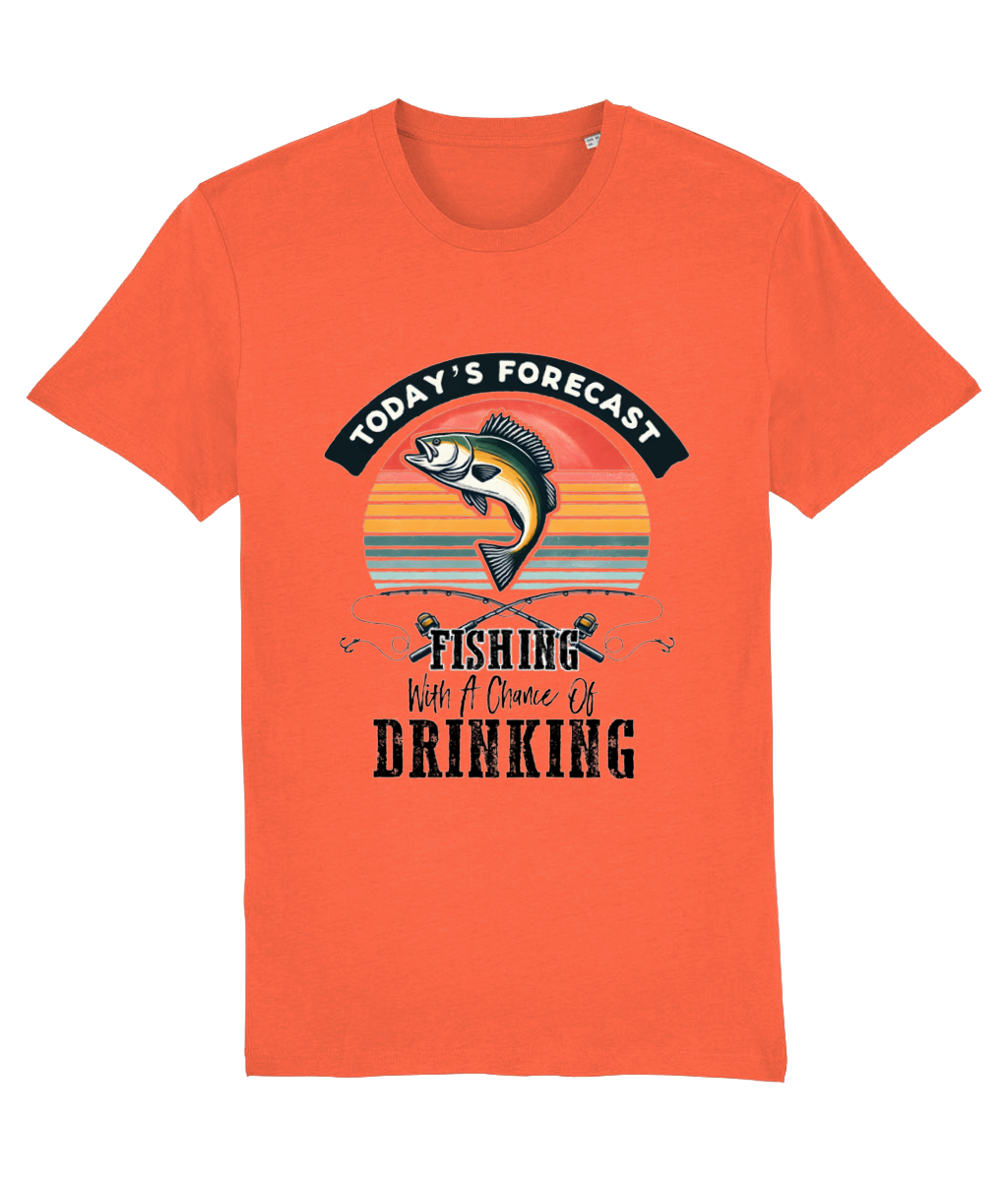 Tricou „Today's forecast: Fishing with a chance of drinking” - imagine 7
