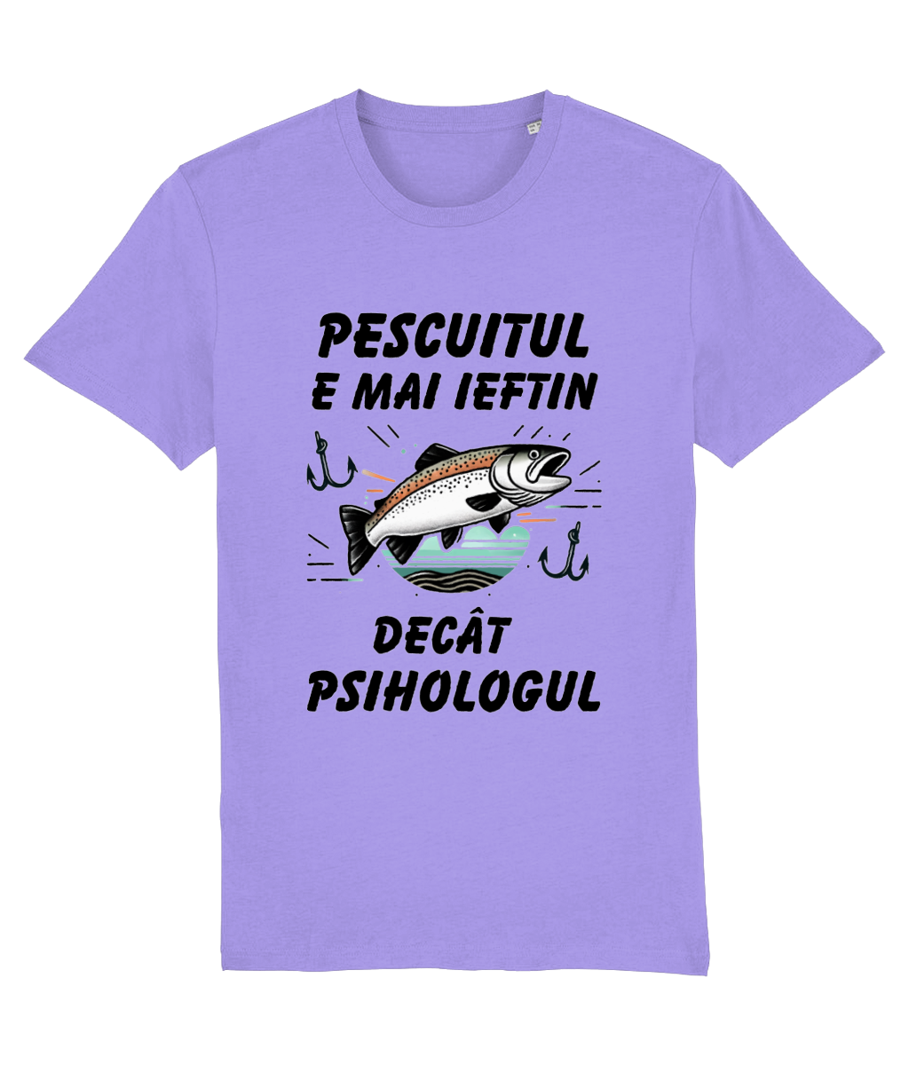 Tricou „Pescuitul e mai ieftin decât psihologul” - imagine 6