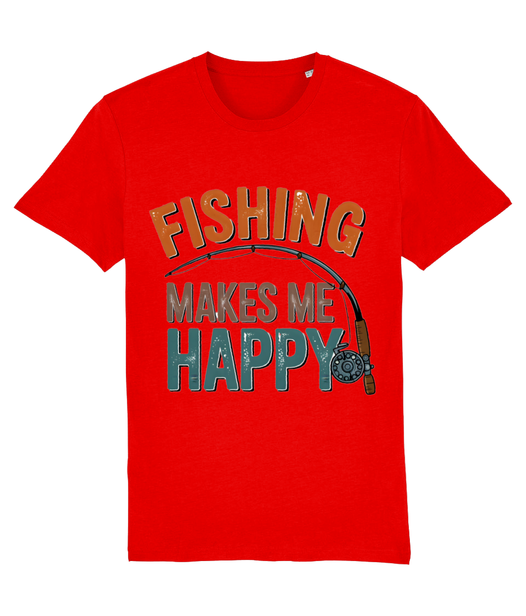 Tricou „Fishing makes me happy” - imagine 3