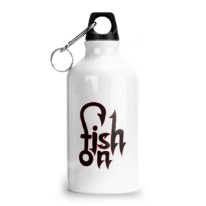 Bidon sport din aluminiu cu carabina „Fish on”