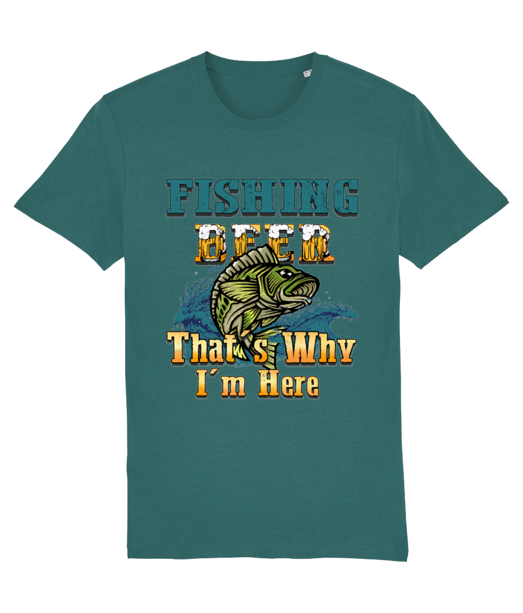Tricou „Fishing, beer. That's why I am here” - imagine 9