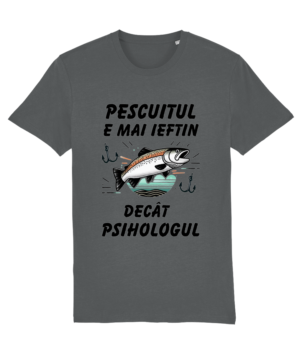 Tricou „Pescuitul e mai ieftin decât psihologul” - imagine 10