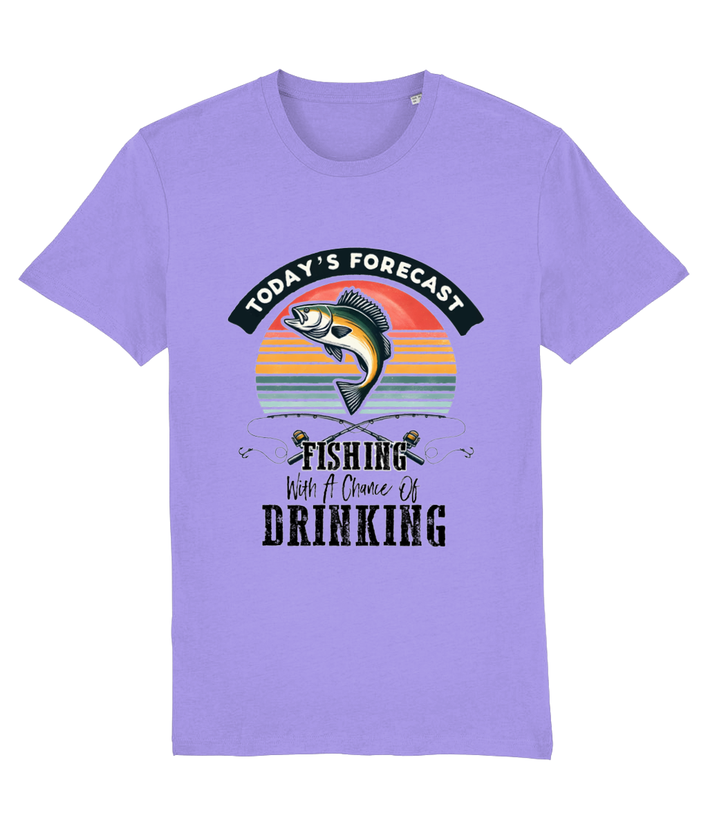 Tricou „Today's forecast: Fishing with a chance of drinking” - imagine 5