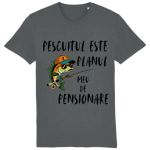 Tricou unisex „Pescuitul este planul meu de pensionare”