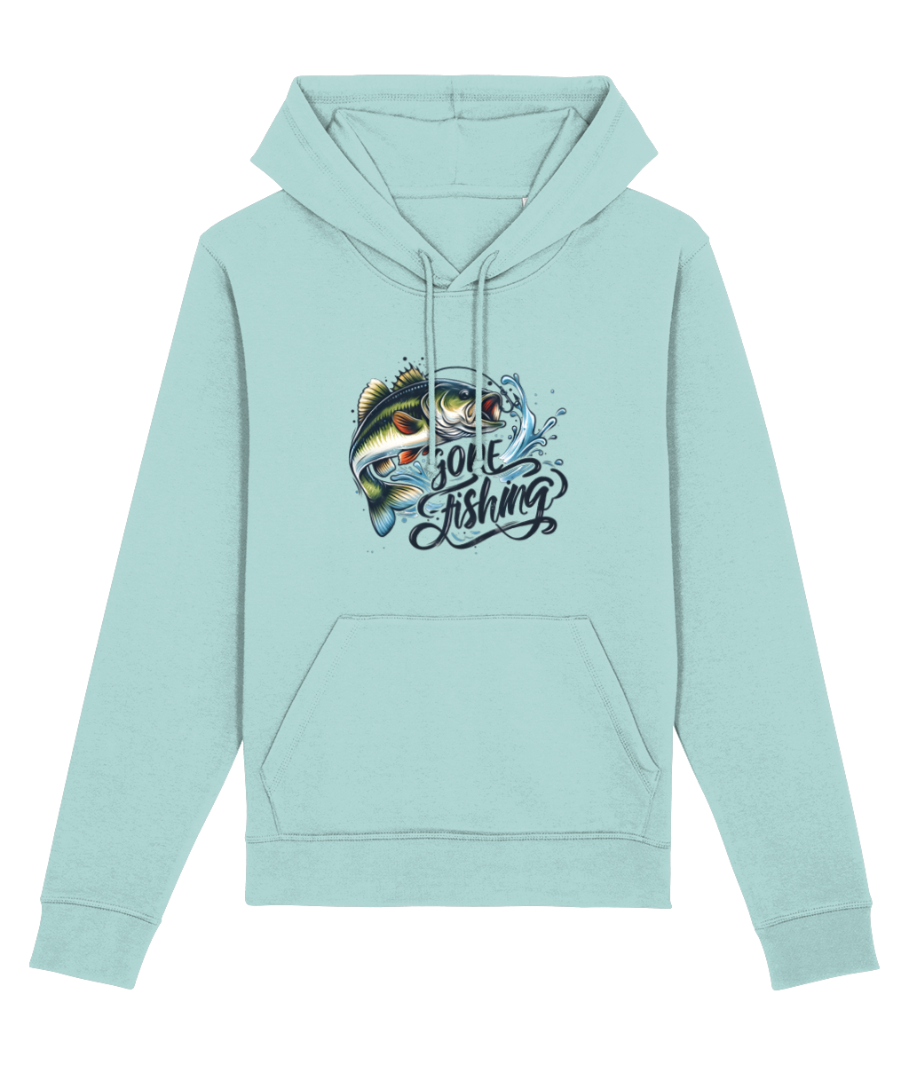 Hanorac unisex „Gone fishing” - imagine 8