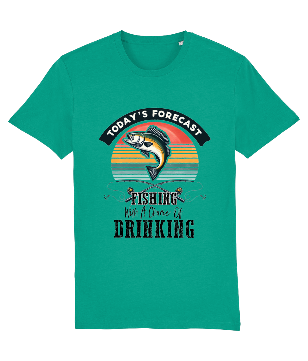 Tricou „Today's forecast: Fishing with a chance of drinking” - imagine 6